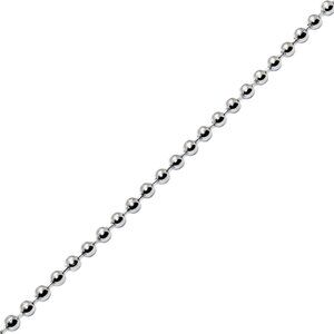 Waterproof Bead Ball Chain Necklace – Nickel-Free and Hypoallergenic